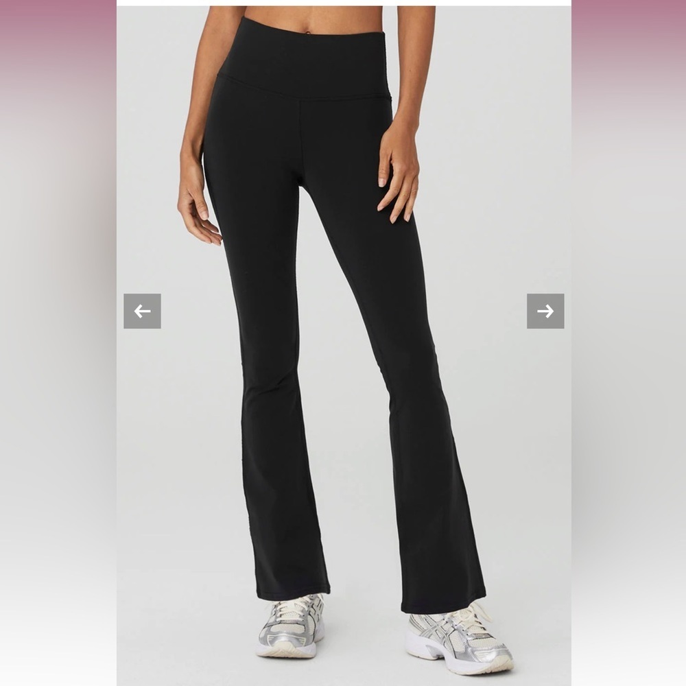 ALO Yoga Airbrush High-Waist 7/8 Bootcut Legging Black Size XS NWT